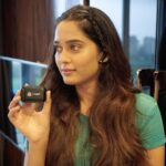 Neha Saxena Instagram - Aroma's Air Drops with travel charging case and 3D surround sound. Also it has amazing 12hr play time// @aromaaccessories.official @madgroupdigital