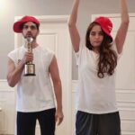 Neha Saxena Instagram - Clapping did'nt help to kill corona last year trying lil harder this time!! @shaktiarora #fun
