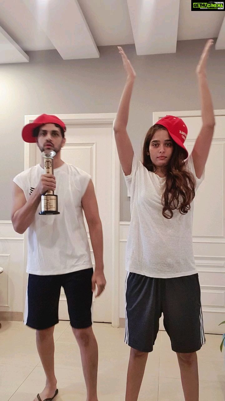 Neha Saxena Instagram - Clapping did'nt help to kill corona last year trying lil harder this time!! @shaktiarora #fun