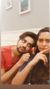 Neha Saxena Instagram - When he pretends to be me n he nails it 😛@shaktiarora . . . . #rolereversal #funvideo #couple