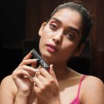 Neha Saxena Instagram – Tried the new #KarlLagerfeldXLorealParis collection from @lorealmakeup . This beauty basic look was created with a touch of eye shadow, a bold pink lip and mascara to top it off. 
Loved the pigmented lipsticks and I’m currently crushing on the shade kultured