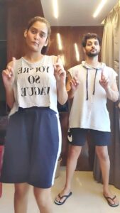 Neha Saxena Instagram - Because I like the song😬 @shaktiarora 
.
.
#dance #challenge #idwannabemetoo #reelitfeelit