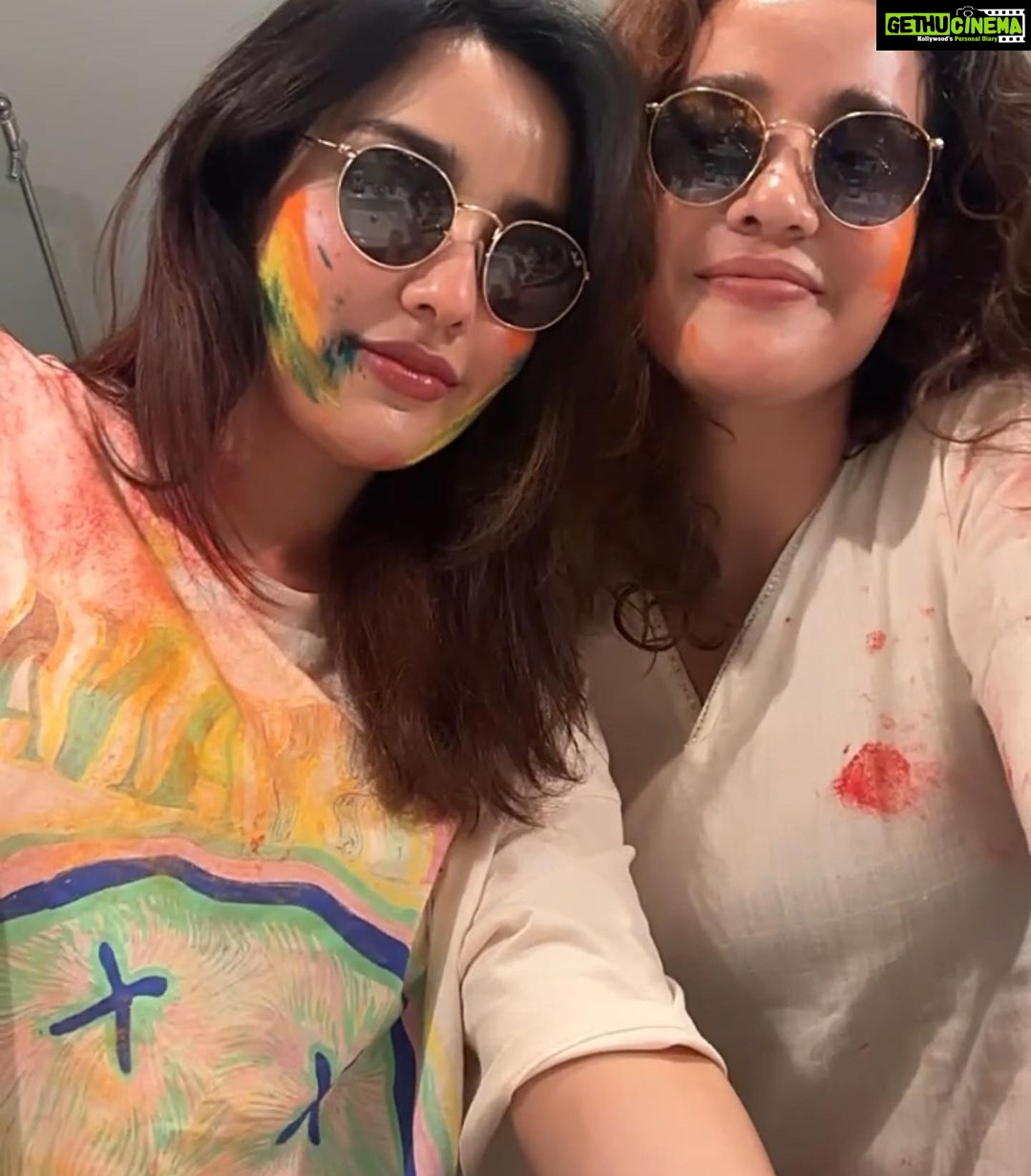 Neha Sharma Instagram - 🌈💫💕Happy holi and Happy women’s day… Narender Bhavan, Bikaner