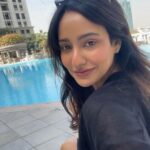 Neha Sharma Instagram – 💙 @palazzoversacedubai Dubai UAE