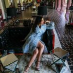 Neha Sharma Instagram - 💙❄️🤍 Chilling in my @collinimilano … Narender Bhavan, Bikaner