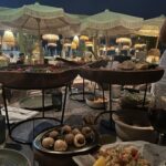 Neha Sharma Instagram - A whole lot of food, moonlight and me 🤍 Dubai