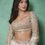 Neha Sharma Instagram - 🤍🤍 Eid Mubarak 🌙 Mubarak… . . . Styled by @jaferalimunshi @sr_styleco Asst by @ankitha_chauhan Outfit - @tamannapunjabikapoor Earrings& ring - @azotiique Makeup @priyankachourasia342 Hair @hairbysanjanag