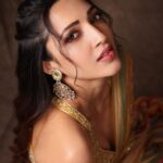 Neha Shetty Instagram - The art of eye contact. Styled by @jukalker Outfit @paulmiandharsh @viralmantra Jewellery @abhilasha_pret_jewelry Photographer @pranav.foto