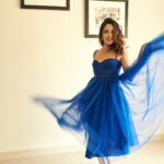 Neha Shetty Instagram – It’s a blue feeling. 🦋💫

📸- @akshay.rao.visuals 
👗- @geethikakanumilli 
💄- @thimmappa180 
Jewellery – @kalon_artjewellery 
Styling – @rashmitathapa 😚
Assisted by @aishwarya128
