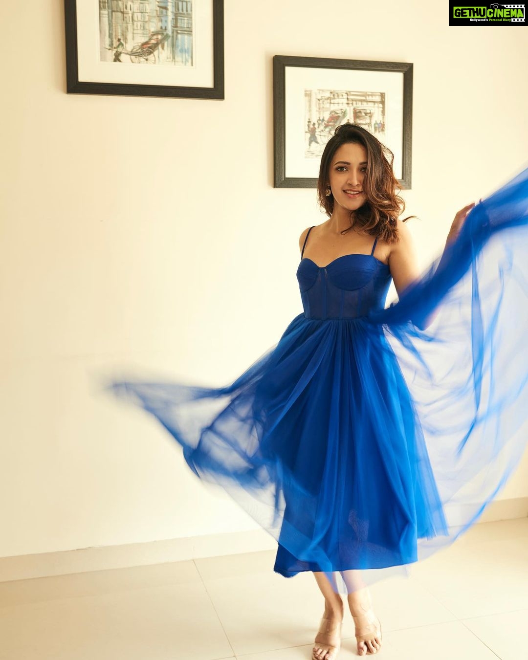 Neha Shetty Instagram - Itβs a blue feeling. π¦π« πΈ- @akshay.rao.visuals π- @geethikakanumilli π- @thimmappa180 Jewellery - @kalon_artjewellery Styling - @rashmitathapa π Assisted by @aishwarya128
