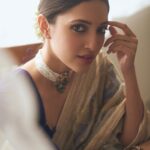 Neha Shetty Instagram - Simply elegant. ✨ #happymahashivratri Saree by @raw_mango Jewellery @anjaneya_jewellery Styling @jukalker Makeup and hair @sadhnasingh1 Photographer @eshaangirri