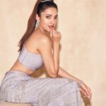 Neha Shetty Instagram - Hey ;) Photography - @eshaangirri Styled by @jukalker Wearing this beautiful outfit by @garimakarwariyadesigns Jewellery @karnikajewelshyd Makeup - @nehabagga21