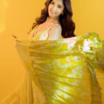 Nidhi Shah Instagram - Something cheerful and warm 🌼💜 . . . . Mua- @nishachandnanii Hairby- @hairstorybyreshma Styled by- @ayushigala__ 📸- @navneet_photography