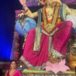 Nidhi Shah Instagram - Went to seek Bappa’s divine blessings at Lal Baug cha Raja. The energy of all devotees combined was surreal to say the least. Taking home Bappa’s blessings and a whole lot of positivity. Thank you for everything Bappa 🙏✨ #GanpatiBappaMorya Wearing- @raw_mango