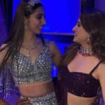 Nidhi Shah Instagram - Your vibe attracts your tribe. Friends don't let friends do silly things alone. @namrata24 so what if we are in different cities now?! You will always be my forever girlfriend. ❤️🖤💛 Missing you already! Love u 🥲 Will have to manage everything alone now 🙃 . . #sangeet 2.2.2022 ❤️ Udaipur - The City of Lakes