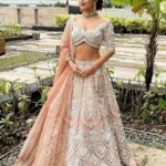 Nidhi Shah Instagram - Lehenga, coffee and confidence 🌸 Grand Hyatt Mumbai