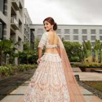 Nidhi Shah Instagram - In my dreams the world would come alive, become so captivating, majestic & free. Truly ethereal. . . Makeupby- @nishachandnanii Hair by- @anjalichaudhary9876 Styled by- @thedotdiary @thedottstyle Outfit by- @riantasofficial Jewerally by- @koharbykanika Photography by- @dhavalgajjar.photography Location- @grandhyattmumbai . #bridal #bridalshoot #weddingdress #offwhitelehenga #concept #bridalmakeup #bridalhairstyle #makeup #lehenga #wedding #jewellery #lehengalove