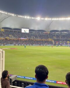 Nidhi Shah Instagram - India vs Pakistan t20 world cup 2021 ❤️✨ Dubai International Cricket Stadium