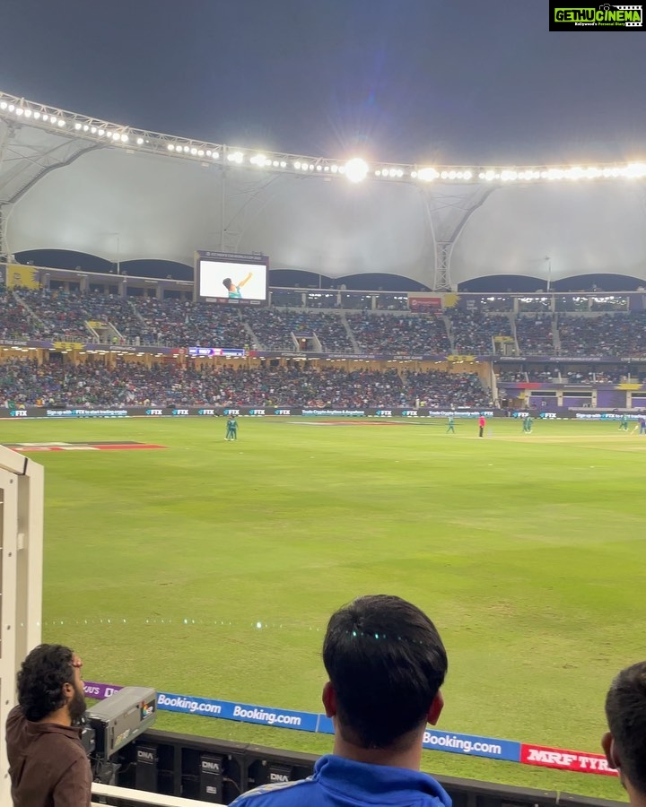 Nidhi Shah Instagram - India vs Pakistan t20 world cup 2021 ❤️✨ Dubai International Cricket Stadium