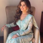 Nidhi Shah Instagram - Wherever life plants you bloom with grace 🌸✨ . . Hair and makeup by - @nishachandnanii Outfit by - @bhartis_mumbai Styledby- @akankshakawediastyle Jewerally- @minerali_store . Udaipur - The City of Lakes