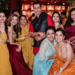 Nidhi Shah Instagram - Highly considering going to the craft store and turning these pictures into a scrapbook ❤️🥰 A sneak peek into ketki and rushad’s mehendi function 🤩 . . #throwback #mehendi #bestnight #fun #anupamaa #family #wedding #love