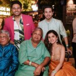 Nidhi Shah Instagram - Highly considering going to the craft store and turning these pictures into a scrapbook ❤️🥰 A sneak peek into ketki and rushad’s mehendi function 🤩 . . #throwback #mehendi #bestnight #fun #anupamaa #family #wedding #love