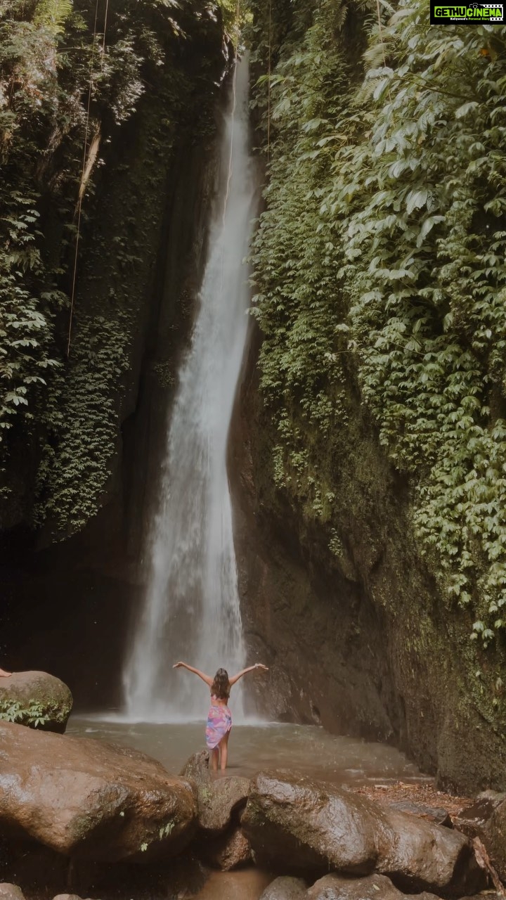 Niharika Konidela Instagram - If there is a feeling that is most difficult to explain..It’s how I felt near the waterfalls.. 🥹