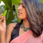 Niharika Konidela Instagram - What are summer with out mangoes? 🥭🤤 . Saree @theloomsaree