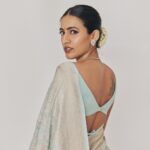 Niharika Konidela Instagram - 🩵 Shot by @thejaswi_tanneru for @arifminhaz Styled by my fav duo @ashwin_ash1 @hassankhan_3 Asst by @stylebyannapurna Saree @shantibanaras @elevate_promotions
