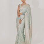 Niharika Konidela Instagram - Just another day that I was happy :) . Shot by @thejaswi_tanneru for @arifminhaz Styled by my ever fav duo @ashwin_ash1 & @hassankhan_3 Asst by - @stylebyannapurna Saree - @shantibanaras @elevate_promotions