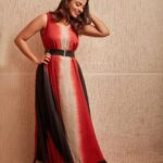 Nikhila Vimal Instagram - Fiery red♥️ @styledbysmiji @kharakapas