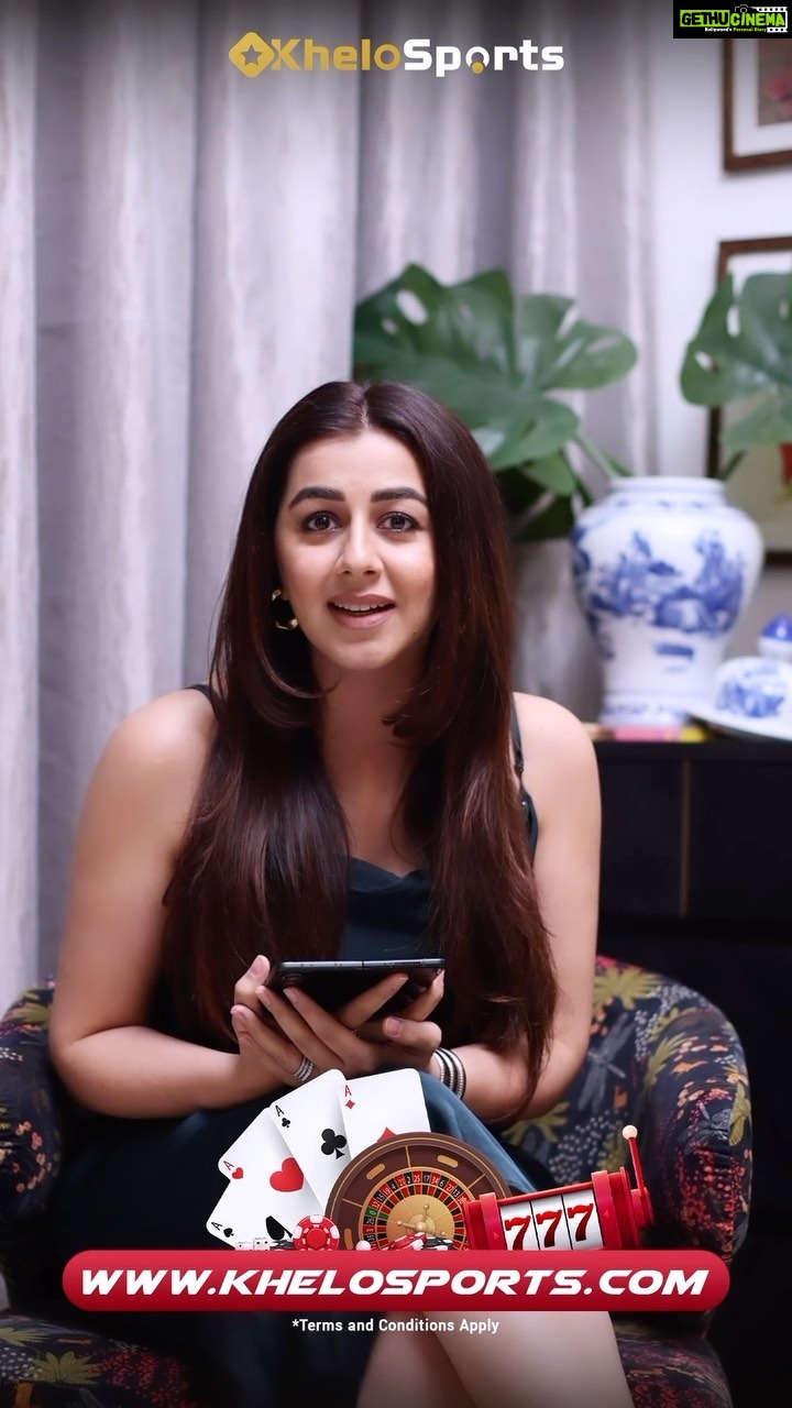 Nikki Galrani Instagram - Become a KING with the Ultimate KINGMAKER - KHELOSPORTS. Stand a chance to win big with me on India’s Biggest & most Trusted Live Casino & Sports Exchange- Khelosports It’s super easy ✅ to register and you can start betting on Cricket 🏏 matches, Football, Tennis, Horse Racing & much more. Play 👑 Andar Bahar, Roulette TeenPatti , Poker and more Live dealer Casino games. 🎧They have 24*7 customer support available on all platforms. 🏧Get superfast withdrawal directly to your bank account. 💰Get Instant Deposit with debit and credit card, UPI, Netbanking- all methods available. 🥇 Create FREE account today! Aisi website aur kahi ni milegi, BET laga ke dekh lo! 😉 Register now ⚡ at www.khelosports.com Follow @Khelosports
