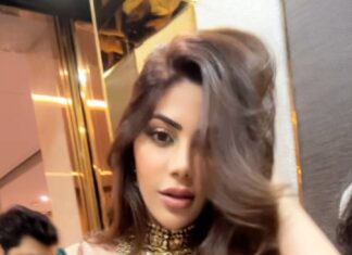 Nikki Tamboli Instagram - 💚💚💚💚 . . . . . . . . #trending #trendingreels #reelitfeelit #reelkarofeelkaro ☘️