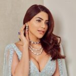 Nikki Tamboli Instagram - 💙💙💙 . . . . . . . WV CEO: @itsme_daksh Stylist: @sshorewala Team WV: @farvi_wadhwa Outfit: @frontierphagwara Jewellery: @parinainternational Photographer: @theguywithacanon Hair and Make Up: @ankitamanwanimakeupandhair Assistant photographer: @shardultikone Lighting team: @aniljaiswal_ Location: @novotelmumbaiairport Styling Assistant : @stylistshikhar @styledbykashishmutha Artist PR: @shimmerentertainment