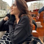 Nikki Tamboli Instagram - From Amsterdam with love 💕 . . . . . . . . Outfit: @blush_by_tsd . . . #amsterdam #amsterdam_streets #amsterdamcanals #love #travel #funtimes Amsterdam, Netherlands