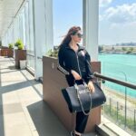 Nikki Tamboli Instagram - Maldives is all I need 🏝️ . . . . . . . . . . . . 💼: @houseofkeisho Outfit: @hamster_london . . . . #maldives #maldivesislands #chillvibes #shootday #nikkitamboli