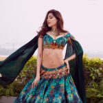 Nikki Tamboli Instagram - A touch of spring🍃🍂🍁 . . . . . . . . . . . . WV CEO: @itsme_daksh Stylist: @sshorewala Team WV: @farvi_wadhwa Outfit: @guldavari_one Jewellery: @purple_tresor Photographer: @theguywithacanon Hair and Make Up: @ankitamanwanimakeupandhair Assistant photographer: @shardultikone Lighting team: @aniljaiswal_ Location: @novotelmumbaiairport Styling Assistant : @stylistshikhar @styledbykashishmutha Artist PR: @shimmerentertainment . . . . . . #weddingvows #vibes #floral #nikkitamboli 💚💚💚💚