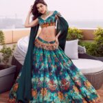 Nikki Tamboli Instagram - A touch of spring🍃🍂🍁 . . . . . . . . . . . . WV CEO: @itsme_daksh Stylist: @sshorewala Team WV: @farvi_wadhwa Outfit: @guldavari_one Jewellery: @purple_tresor Photographer: @theguywithacanon Hair and Make Up: @ankitamanwanimakeupandhair Assistant photographer: @shardultikone Lighting team: @aniljaiswal_ Location: @novotelmumbaiairport Styling Assistant : @stylistshikhar @styledbykashishmutha Artist PR: @shimmerentertainment . . . . . . #weddingvows #vibes #floral #nikkitamboli 💚💚💚💚