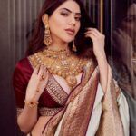 Nikki Tamboli Instagram - 🤍 . . . . . . . . . WV CEO: @itsme_daksh Stylist: @sshorewala Team WV: @farvi_wadhwa Saree: @kankatala_ Blouse: @miwa_pune Jewellery: @neelkanthjewellerspvtltd, Photographer: @theguywithacanon Hair and Make Up: @ankitamanwanimakeupandhair Assistant photographer: @shardultikone Lighting team: @aniljaiswal_ Location: @novotelmumbaiairport Styling Assistant : @stylistshikhar @styledbykashishmutha Artist PR: @shimmerentertainment . . . . . . #indian #indianwear #weddingvows #nikkitamboli