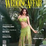 Nikki Tamboli Instagram - 👋 . . For @wedding_affair Wedding Affair Cover Volume 23, Issue 2 Magazine: Wedding Affair @wedding_affair Photographer: @munnasphotography Stylist: @shru_birla H&M: @beautybysevy Assisted by: @shagufta_mua Outfit: @mymoledro Jewellery: @golecha_jewels Location: @radissonblumumbaiairport Actor’s PR agency @shimmerentertainment