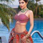 Nikki Tamboli Instagram - Lavished in perfect grace💖 . . . . . . . . Wedding Affair Cover Volume 23, Issue 2 (December-January 2023) Magazine: Wedding Affair @wedding_affair Cover Star: Nikki Tamboli @nikki_tamboli Photographer: @munnasphotography Stylist: @shru_birla Make-up & Hair: @beautybysevy Make-up Assistant: @shagufta_mua Outfit: @mymoledro Jewellery: @golecha_jewels Location: @radissonblumumbaiairport Artist reputation management: @shimmerentertainment . . #nikkitamboli #weddingaffairmagazine #indian #grace #weddingaffair