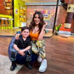 Nikki Tamboli Instagram – Hello handsome 😜😍 @abdu_rozik 🩷 
.
.
.
.
.
.
.
.
.
.
#entertainmentkiraathousefull #nikkitamboli #abdurozik