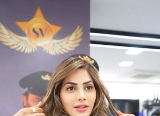 Nikki Tamboli Instagram - 🔥 A Styling Affair with the Iconic @nikki_tamboli at Sunnyhairport . She flew all the way to us just to get her Hair colouring done. We gave her a specially curated color to compliment her Beautiful features. She was looking for something Fresh and Trendy for her upcoming Movie project. She was super Happy and Impressed with the final look. We hope to have the pleasure of serving you again in the future. #BollywoodHairColor #BollywoodHairTransformation #BollywoodHairGoals #nikkitamboli #sunnyhairport #sunnyhairportschool #sunnyhairportsalon