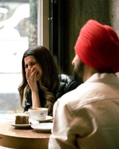 Nimrat Khaira Instagram - JODI ❤️ @diljitdosanjh 
Movie will be in cinemas on 5th May 🌸