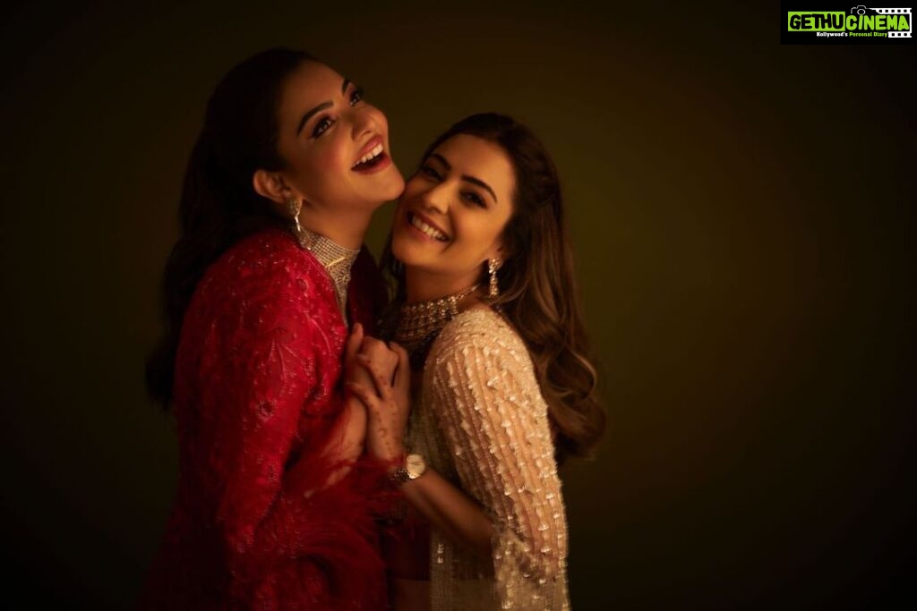 Nisha Agarwal Instagram - And of course the sister picture ❤️ @kajalaggarwalofficial 📸 @rohnpingalay