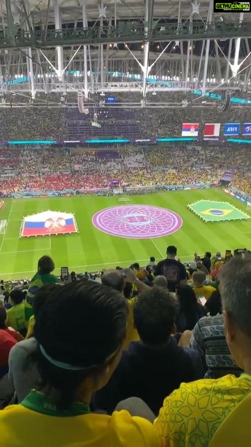 Nisha Agarwal Instagram - THE BEAUTIFUL GAME ⚽️#qatarworldcup2022 #fifaworldcup2022 #brazilvsserbia @fifaworldcup Lusail Stadium