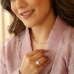 Nisha Agarwal Instagram - Sparkling smiles and shimmering diamonds definitely go hand in hand, I’m in complete awe of these beautiful designs from CaratLane’s Solitaire collection💜💎 Use code "VSAxCL" and get 10% off on ALL diamond jewellery @caratlane 🤩 Get flat 15% off on diamond prices of preset Solitaire designs💎 #Ad #SolidAsASolitaire #CaratLane #MyCaratLaneStory #GiftACaratLane