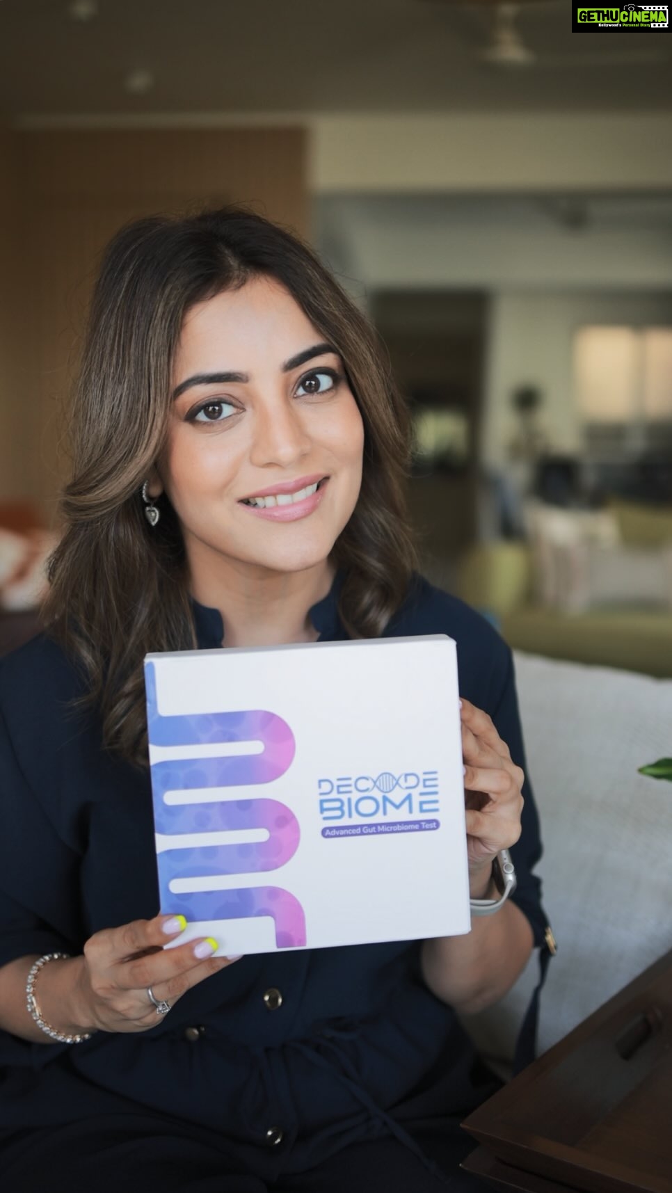 Nisha Agarwal Instagram - We often take our digestive system for granted and only realize it's importance once we feel bloated or face digestive issues. Believe it or not, a healthy Gut is the foundation of your health. With busy schedules and irregular eating habits, my gut health also took a toll recently, which made it more challenging to stay healthy overall. I was recommended to take a gut microbiome test and this one by @decodeage came in handy and was so easy to take a test at home. This gut microbiome test can be a powerful tool in gaining a deeper understanding of your gut condition and its impact on your health, So, whether you are looking to address digestive issues, optimise your health, or simply learn more about your body, a gut microbiome test is definitely worth considering. #guthealth #gutmicrobiome #guthealthmatters #longevity #healthygut #probiotics #prebiotics #fermentedfoods #wholefoods #plantbased #eatclean #eathealthy #fitness #exercise #sleep #stressmanagement #immunesystem #inflammation #mentalhealth #wellness #selfcare #naturalhealth #holistichealth #mindbodysoul #decodeage