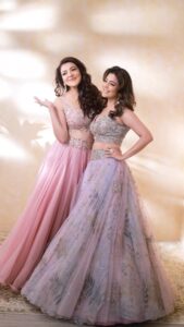 Nisha Agarwal Instagram - Happy National Siblings Day! @kajalaggarwalofficial I love u my Older Sibling ❤️❤️❤️🤣 Most frequently asked question.. you hopefully have your answer! Who do u think is younger between kajal and me? #sister #sisterlove #siblings #nationalsiblingday