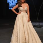 Nisha Agarwal Instagram - So last year at fashion week I told my manager, that we need to be on the ramp.. and this happened! Life is truly Magical and once u believe that you see magic unfold in so many ways ❤️ Thank you @dishapatilpretcouture for the amazing opportunity. And thank you all for your never ending love, appreciation and support. Another goal ticked off the list ❤️ #lakmefashionweek